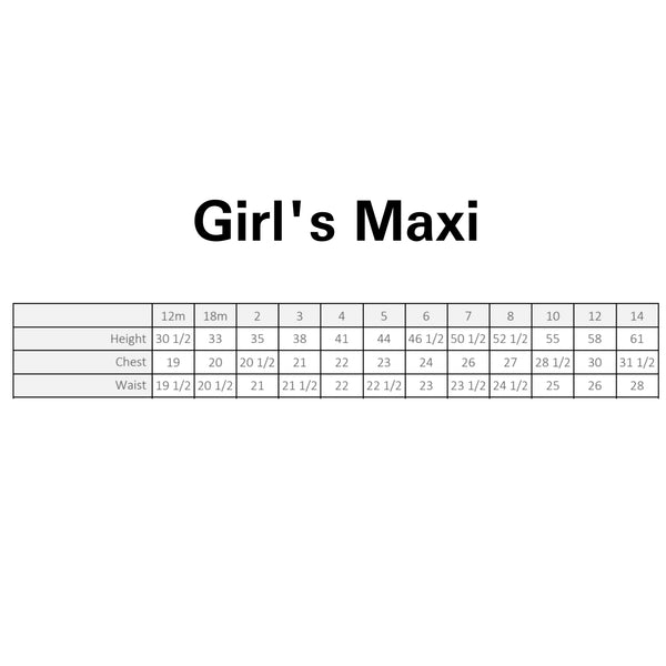 Girl's Maxi Tie Dress